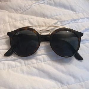 Rayban Round Double Bridge Sunglasses